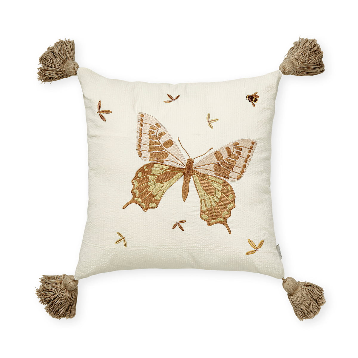 Cam Cam Copenhagen – Besticktes Kissen, butterfly