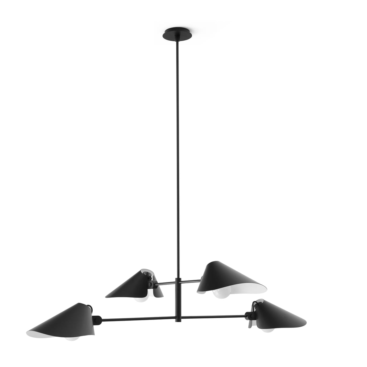 &Tradition – Bonnet Kronleuchter SC93, schwarz