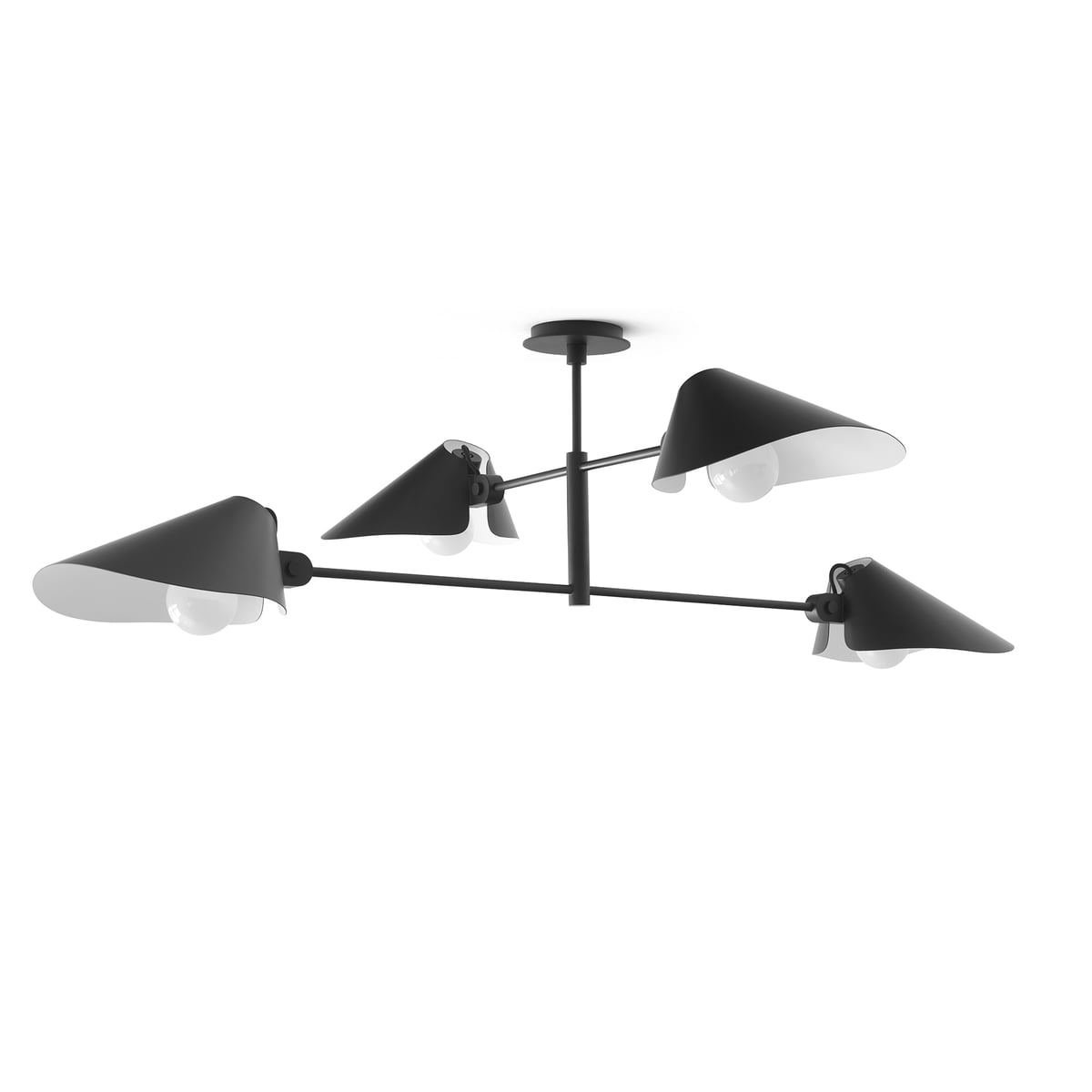 &Tradition – Bonnet Kronleuchter SC91, schwarz