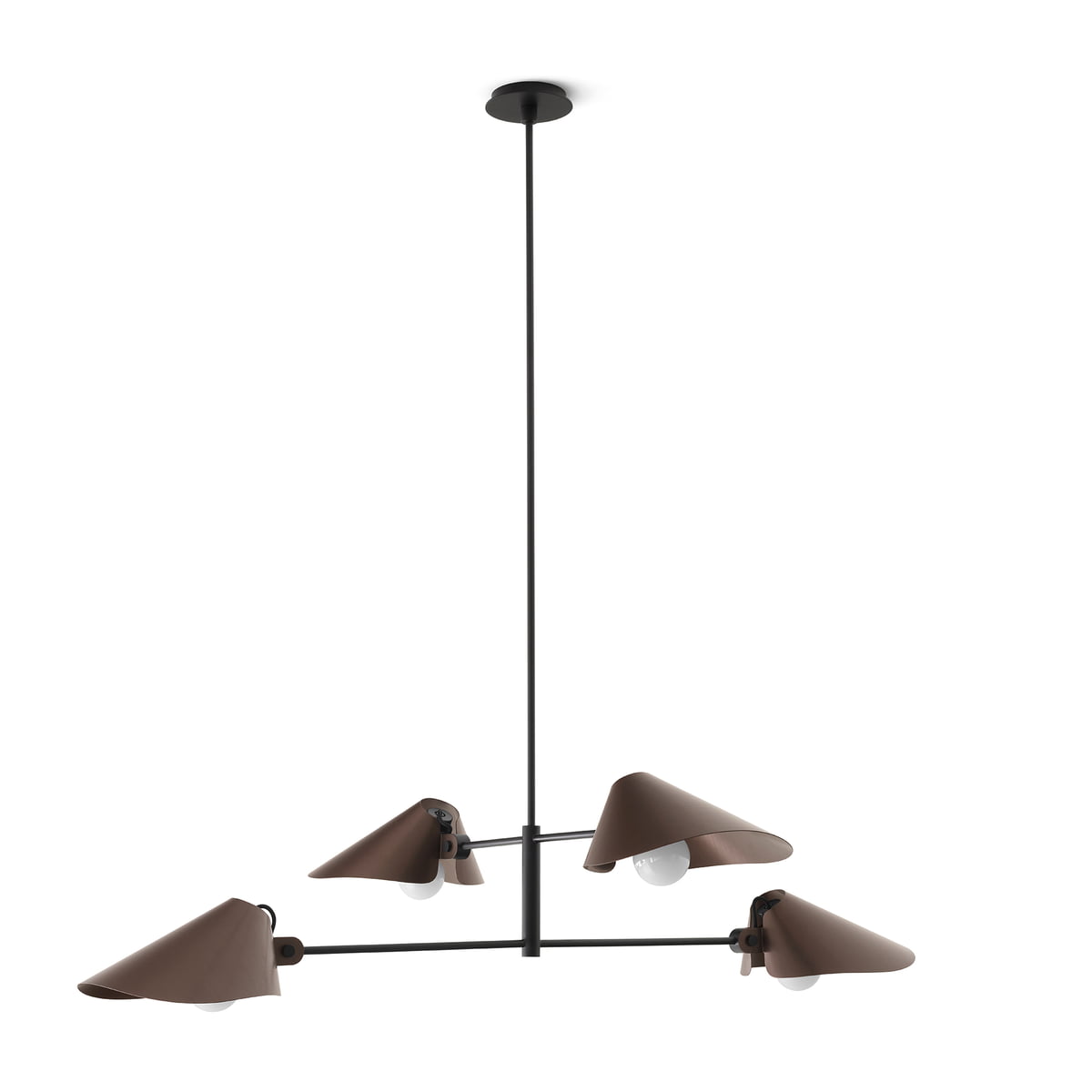 &Tradition – Bonnet Kronleuchter SC93, bronzed