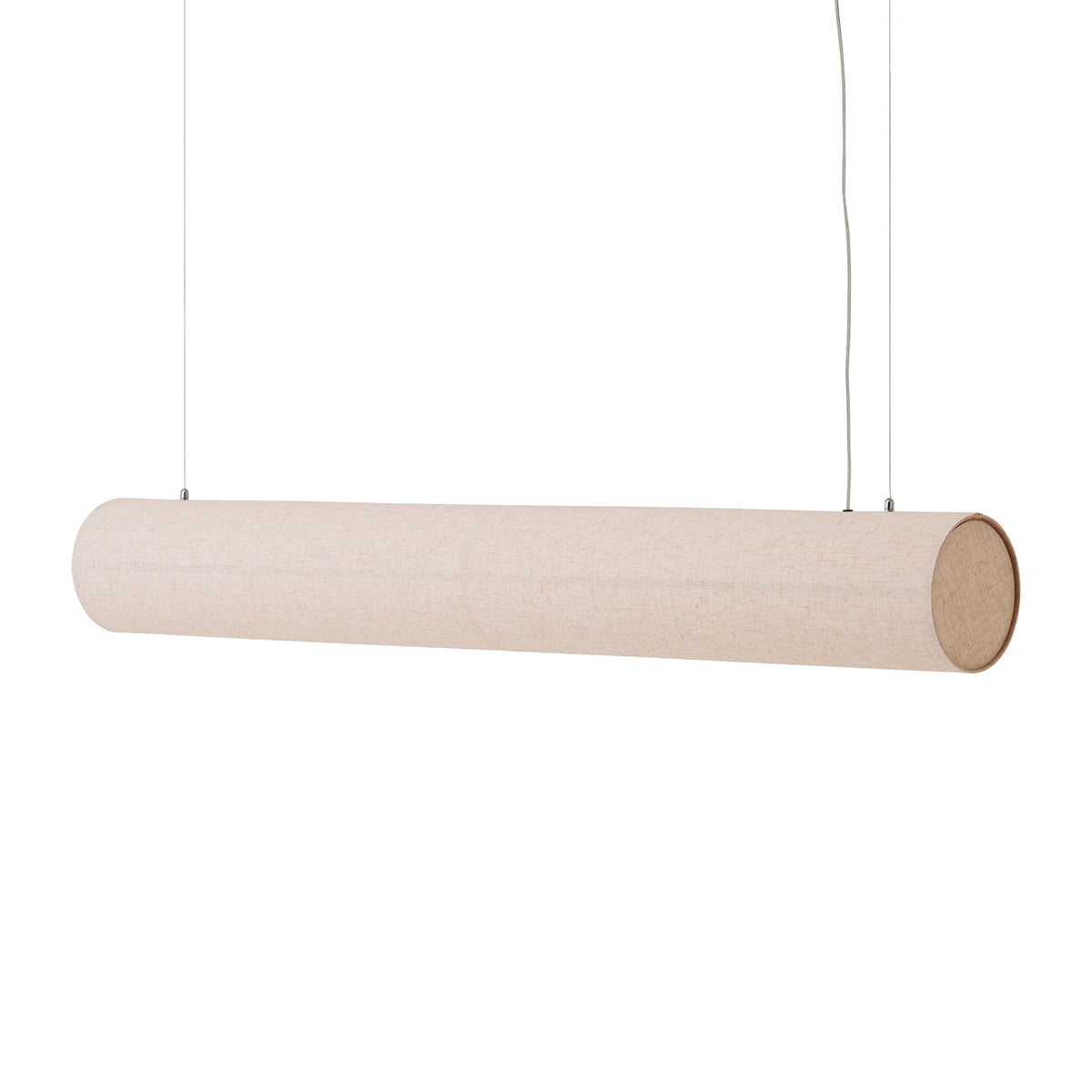 Audo – Hashira Linear LED Pendelleuchte, L 140 cm, raw
