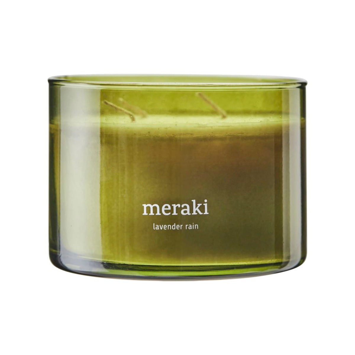 Meraki – Duftkerze, Ø 10 cm, Lavender rain