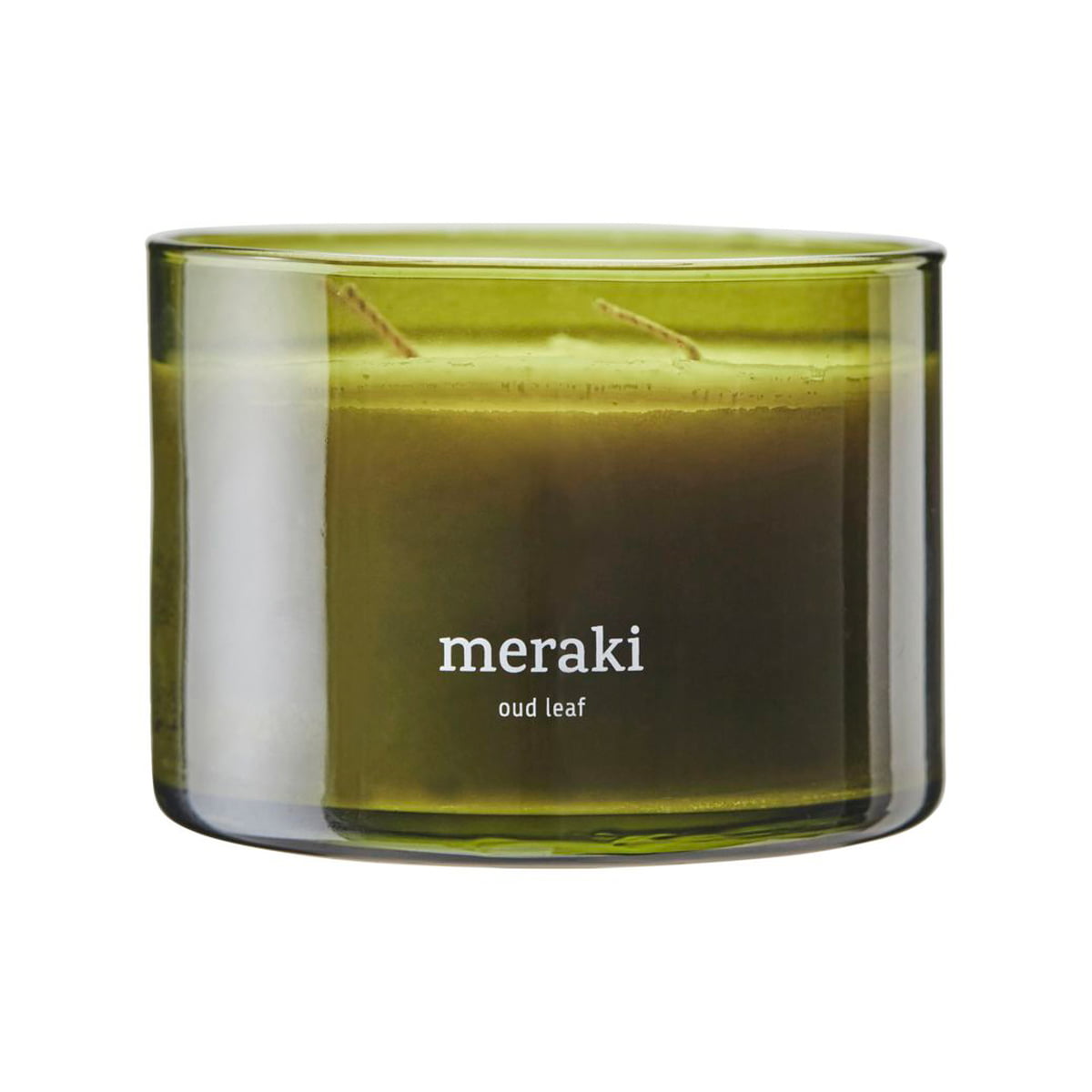 Meraki – Duftkerze, Ø 10 cm, Oud leaf