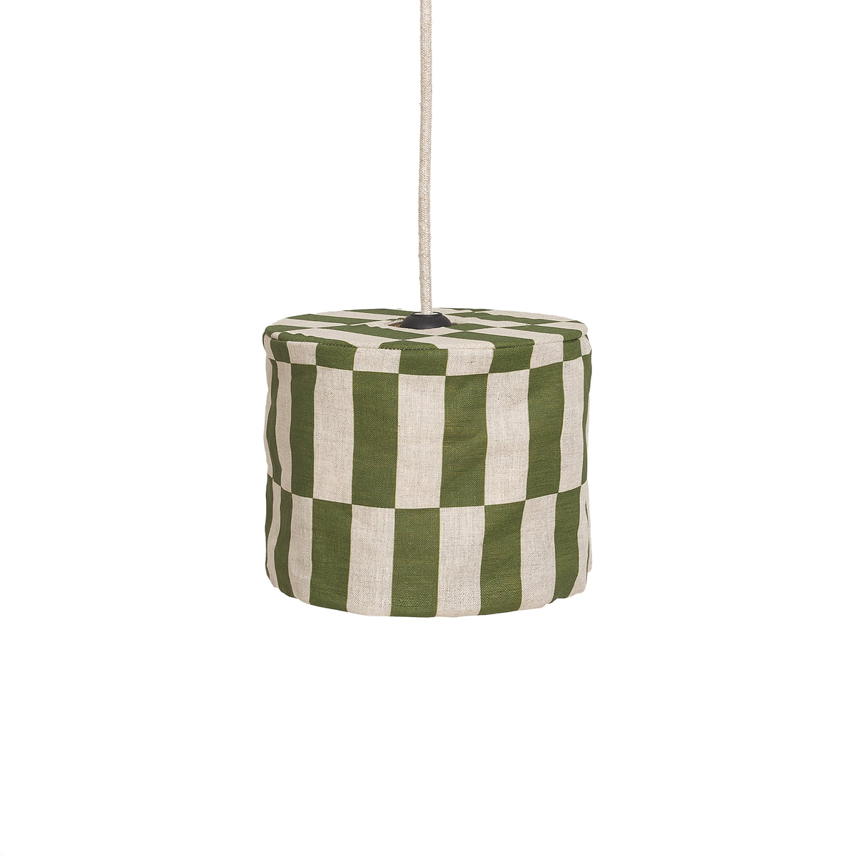 Nobodinoz – Vibes Lampenschirm, Ø 20 cm, Leinen, grün