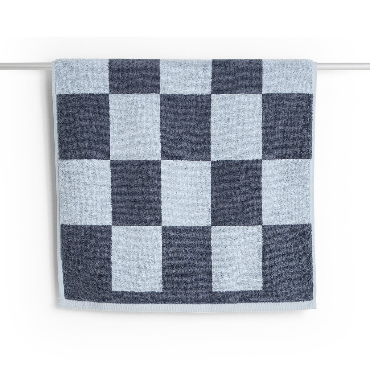 HAY – Check Badematte, 50 x 90 cm, steel blue
