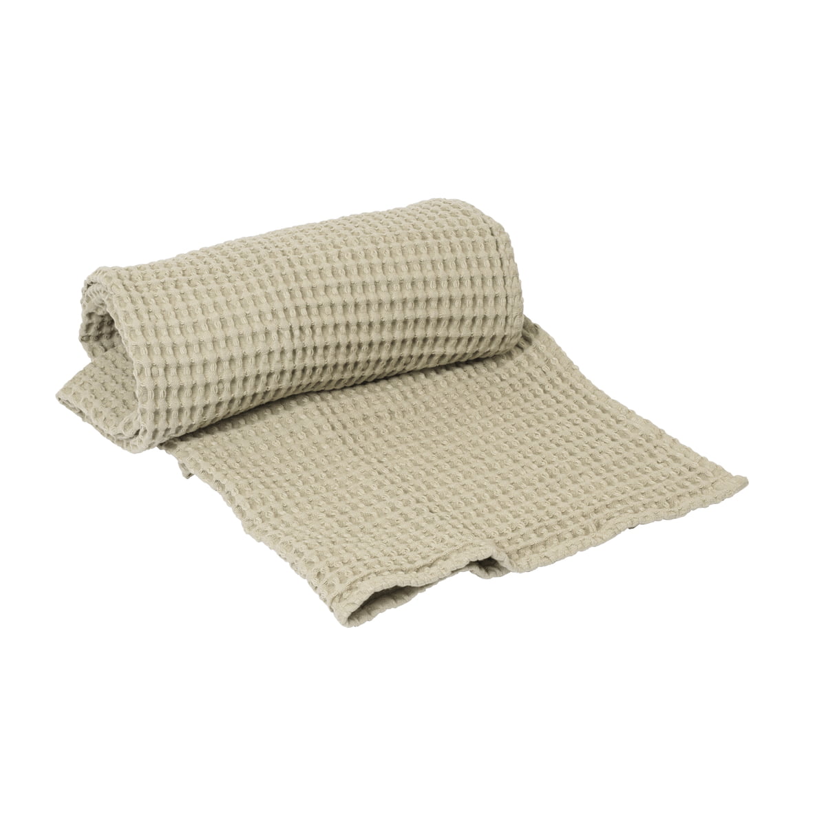 Ferm Living – Organic Badetuch, 70 x 140 cm, light celedon