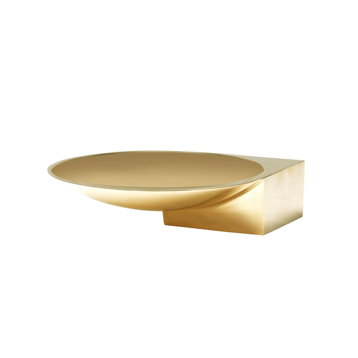 Ferm Living - Santany Dekoschale, Ø 14 x H 3,7 cm, Messing