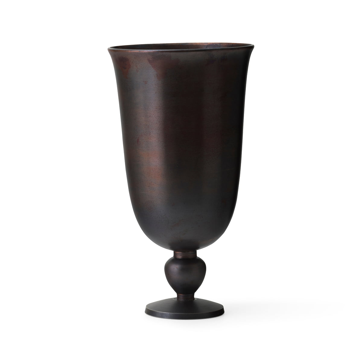 Audo – Pavot Vase, H 28,7 cm, dunkelbraun