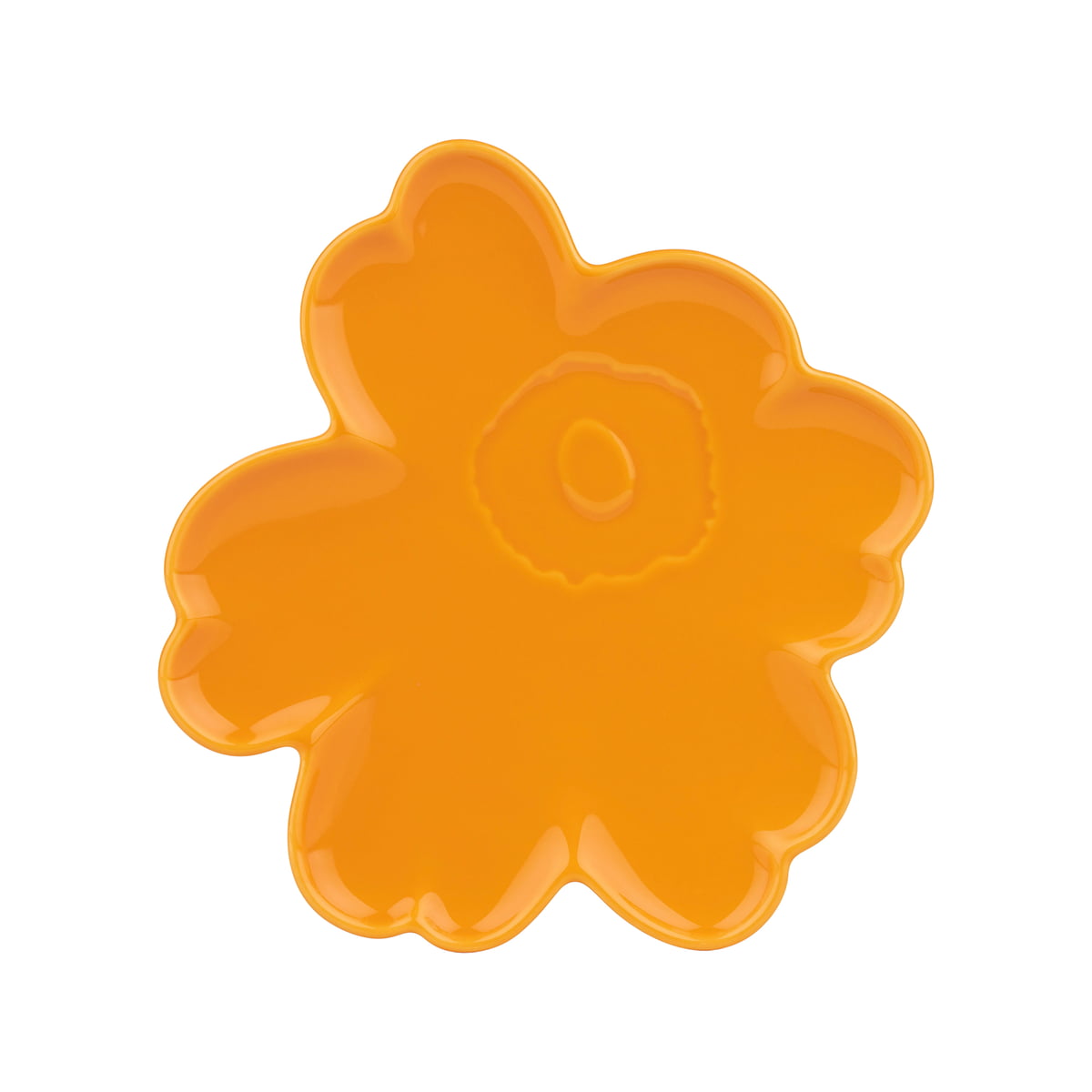 Marimekko - Unikko Teller, Ø 20 cm, warm yellow