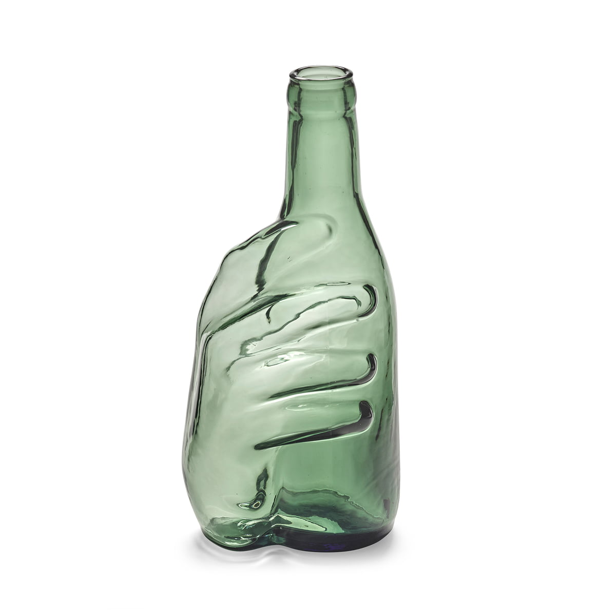 Serax – Edward Karaffe, 0,95 L, smaragdgrün