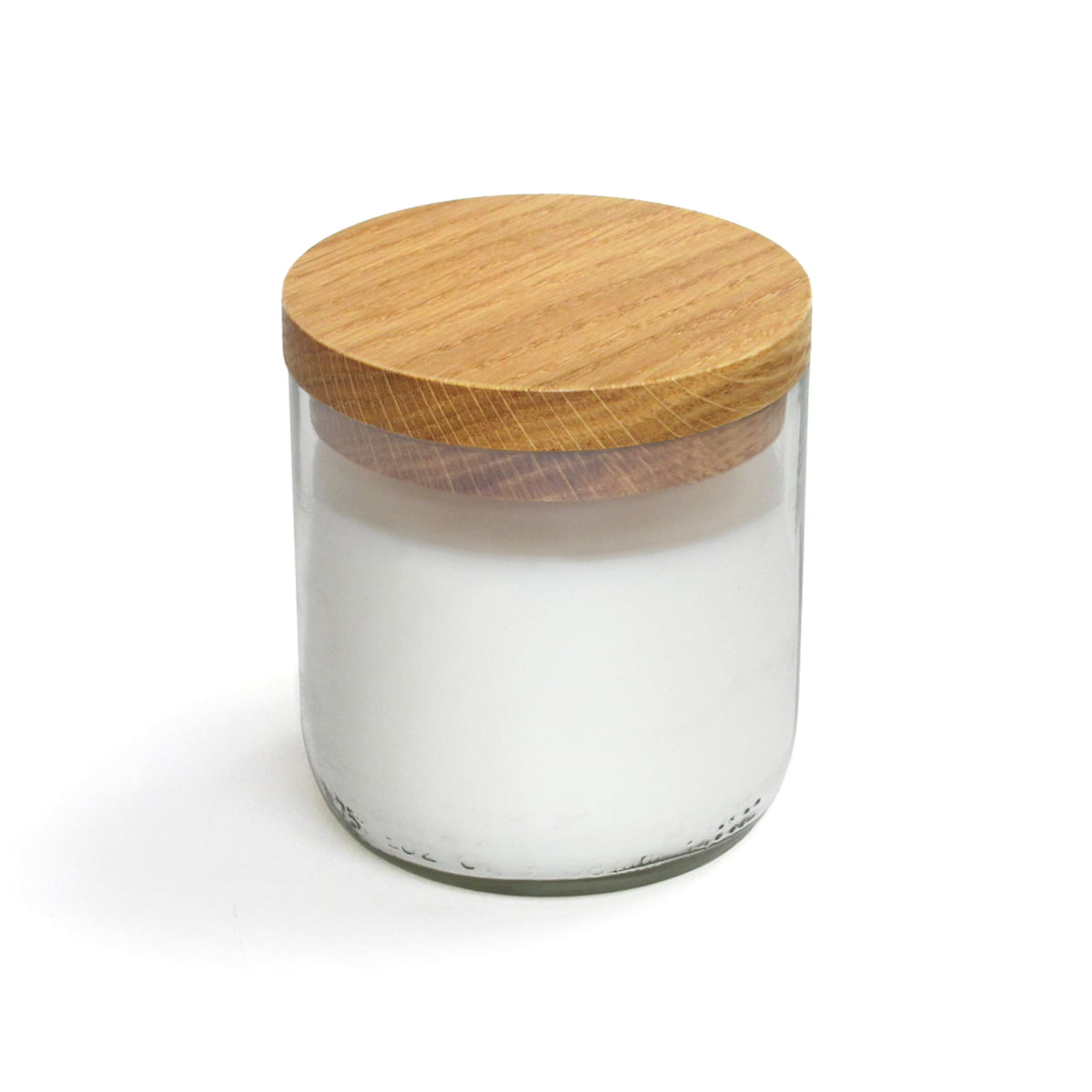 side by side – Duftkerze im Glas, Lavendel, Ø 7,5 cm, klar
