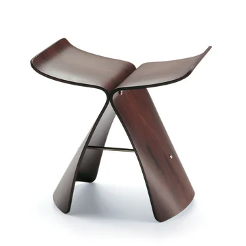 Butterfly Hocker von Vitra in Palisander