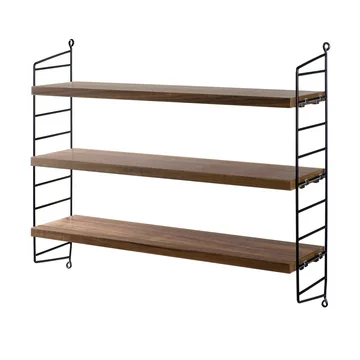 Pocket von String in Nussbaum / Schwarz