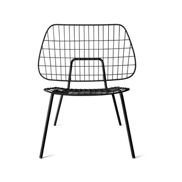 WM String Lounge Chair von Audo in Schwarz