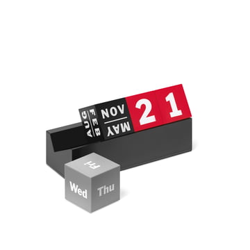 Ewiger Kalender Würfel aus der MoMA Collection