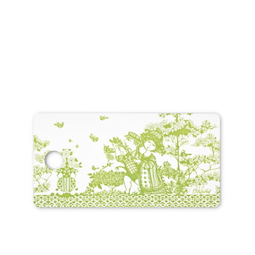 Frühstücksbrett Rosegarden von Bjørn Wiinblad in Grün