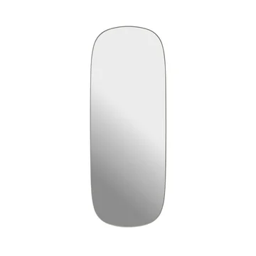 Der Framed Mirror, groß in grau / Klarglas von Muuto