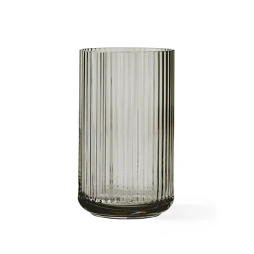 Glasvase H 20 cm von Lyngby Porcelæn in Smoke