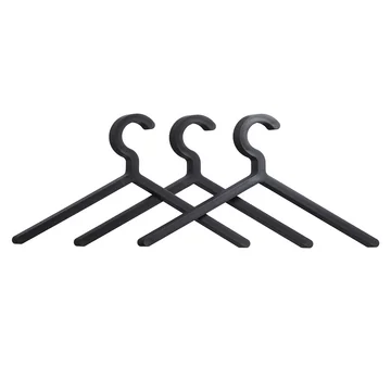 Illusion Hanger (3er-Set) von Woud in Schwarz