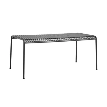 Der Palissade Tisch von HAY in Anthrazit mit einer Größe von 170 x 90 cm