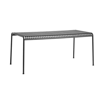 Der Palissade Tisch von HAY in Anthrazit mit einer Größe von 160 x 80 cm