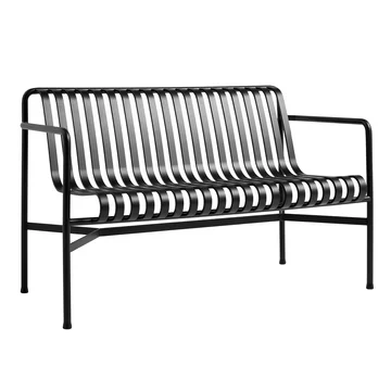 Die Palissade Dining Bench von HAY in Anthrazit