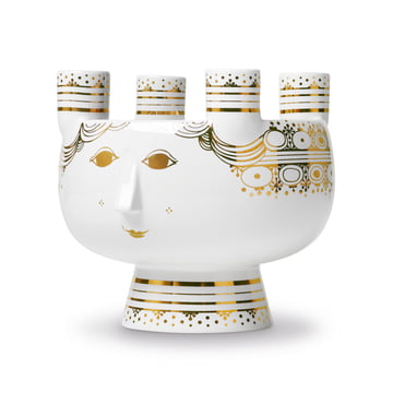 Kerzenständer Lucia H 15 cm von Bjørn Wiinblad in Gold