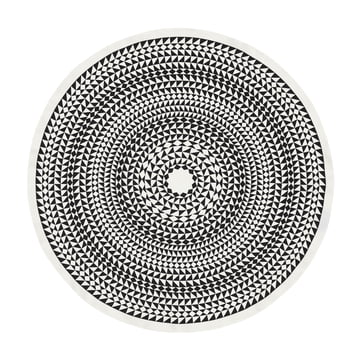 Vitra - Tablecloth Ø 130 cm, Geometric / schwarz