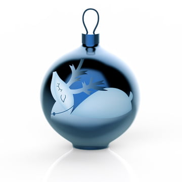 Die Alessi - Blue Christmas Christbaumkugeln, Rentier