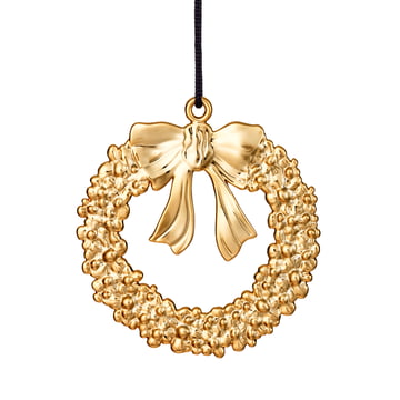 Weihnachtskranz H 7 cm, gold von Rosendahl