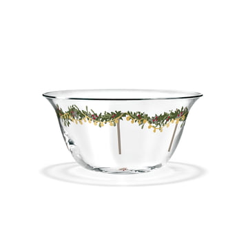 Weihnachtsschale Ø 13 cm, 2018 von Holmegaard in klar