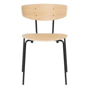 Herman Stuhl, Eiche / schwarz von Ferm Living