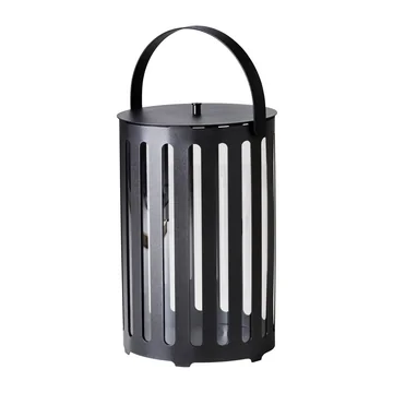 Lighttube Laterne Ø 30 x H 64 cm von Cane-line in lava grau