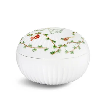 Hammershøi Bonbonniere Weihnachten von Kähler Design in weiß mit Dekoration