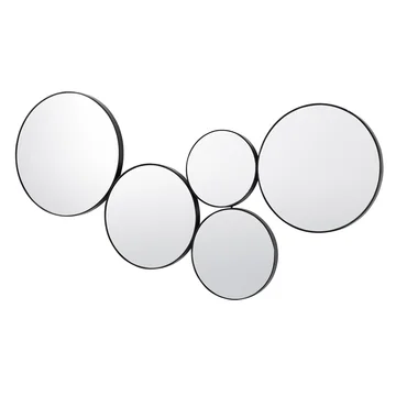 Kunst Spiegel, schwarz von Broste Copenhagen 