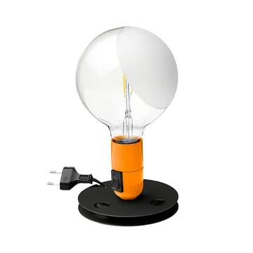Lampadina LED Tischleuchte, orange von Flos