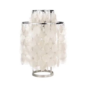 Fun 2TM Tischleuchte Ø 27 cm von Verpan in weiß / Silber