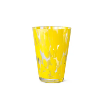 Das Casca Trinkglas von Ferm Living in Dandelion