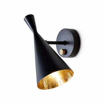 Beat Wandleuchte von Tom Dixon in Schwarz