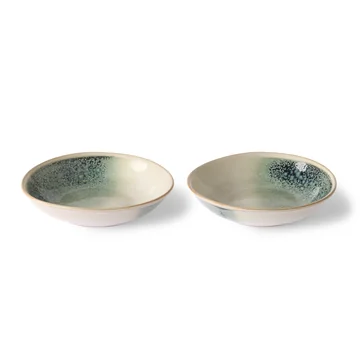 70's Schalen Curry (2-tlg.), 21,7 x 21 cm, mehrfarbig, Nebel von HKliving