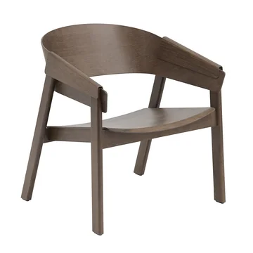 Der Cover Lounge Chair von Muuto, dunkelbraun