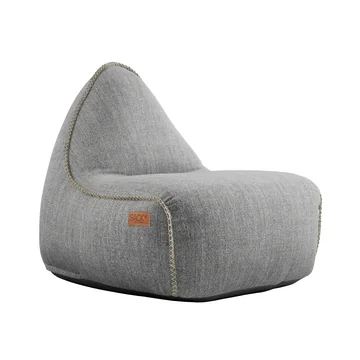 Der RETRO it Cabana Outdoor Sitzsack von SACK it, hellgrau