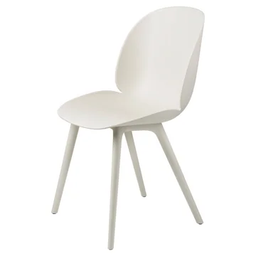 Beetle Dining Stuhl Outdoor von Gubi in alabaster white