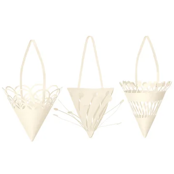 Papier Weihnachtsanhänger Cones von Ferm Living