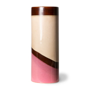 70's Keramik Vase L von HKliving in der Ausführung dunes