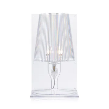 Take Tischleuchte, glasklar von Kartell