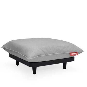 Paletti Outdoor-Sofa Hocker von Fatboy in der Farbe rock grey