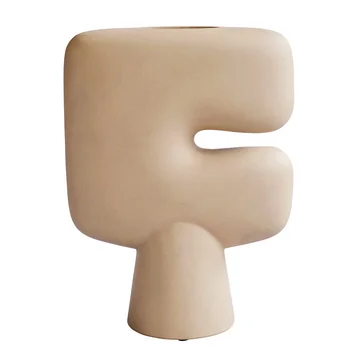 Tribal Vase Big, sand von 101 Copenhagen