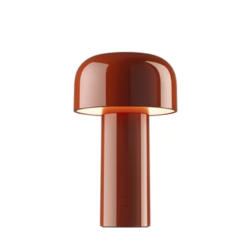 Bellhop Akku-Tischleuchte (LED), ziegelrot von Flos