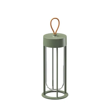 In Vitro Unplugged LED Akku Tischleuchte von Flos in hellgrün